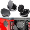 Black Fuel Filler Cover Gas Tank Cap for 07-16 Jeep Wrangler JK 2/4 Door 