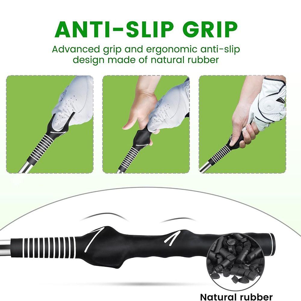 Chipping Hitting Golf Grip Trainer Attachment Swing Correcting Trainer Tool  Warm Up