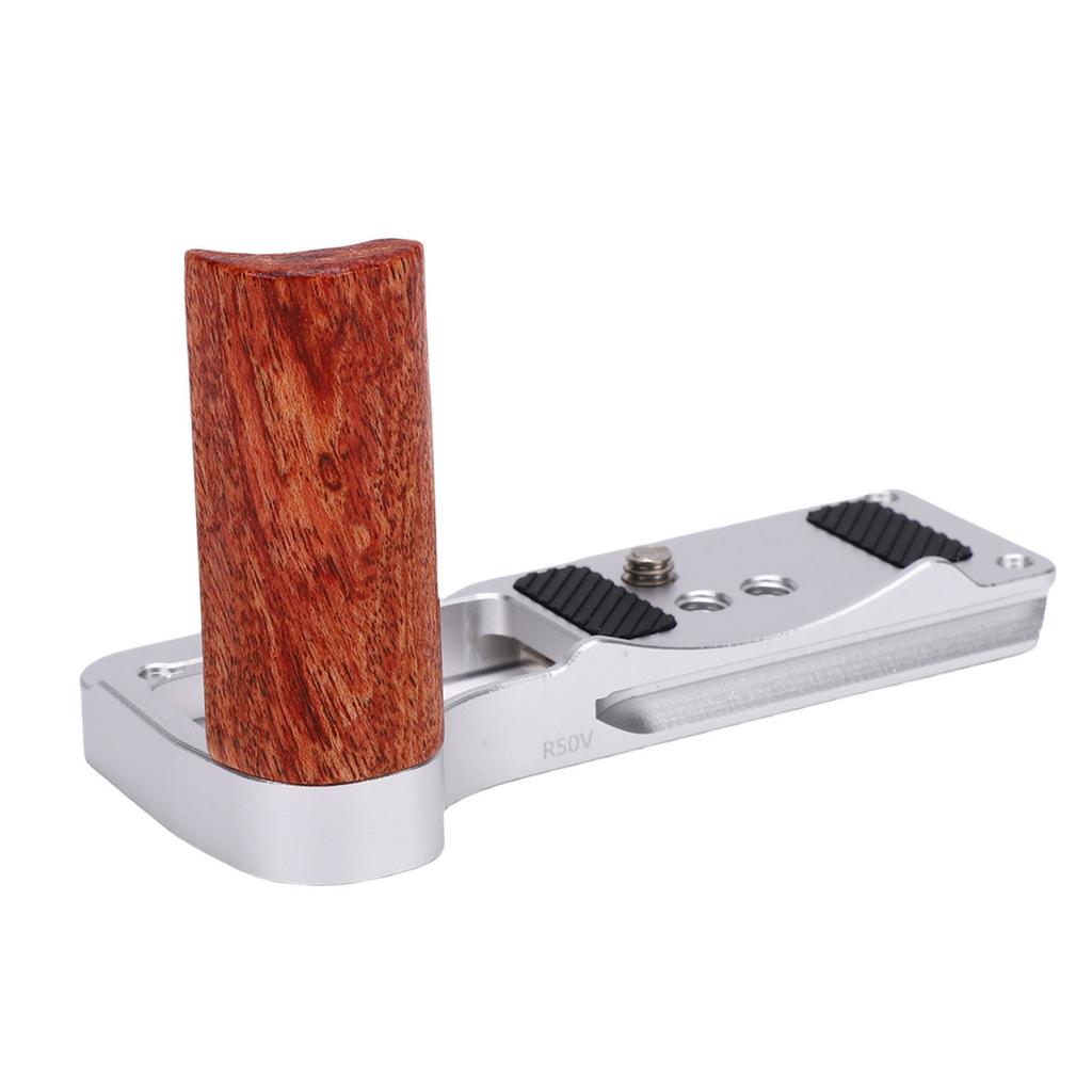 Handgrip L Shape Bracket Handle Fit for R50V Camera with Built In Quick Release Plate Hand Grip Holder Anti Slip Pads Design