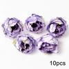 Purple Artificial Flowers Heads Silk Fake Flowers for Home Decor Party Wedding Decoration Garlamd DIY Craft Gifts Accessories