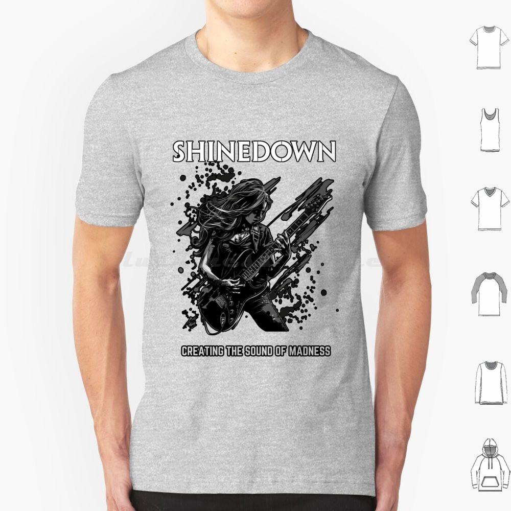 Creating The Sounds Of Madness T Shirt Cotton Men Women DIY Print Shine Down Rockband Rockmusic Fan Band
