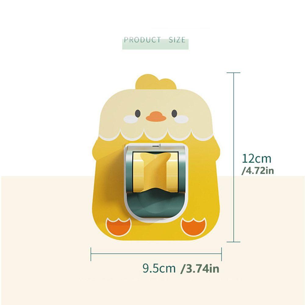 Punch-Free Shower Bracket Self-adhesive Shower Head Base Cute Showerhead Stand Bathroom