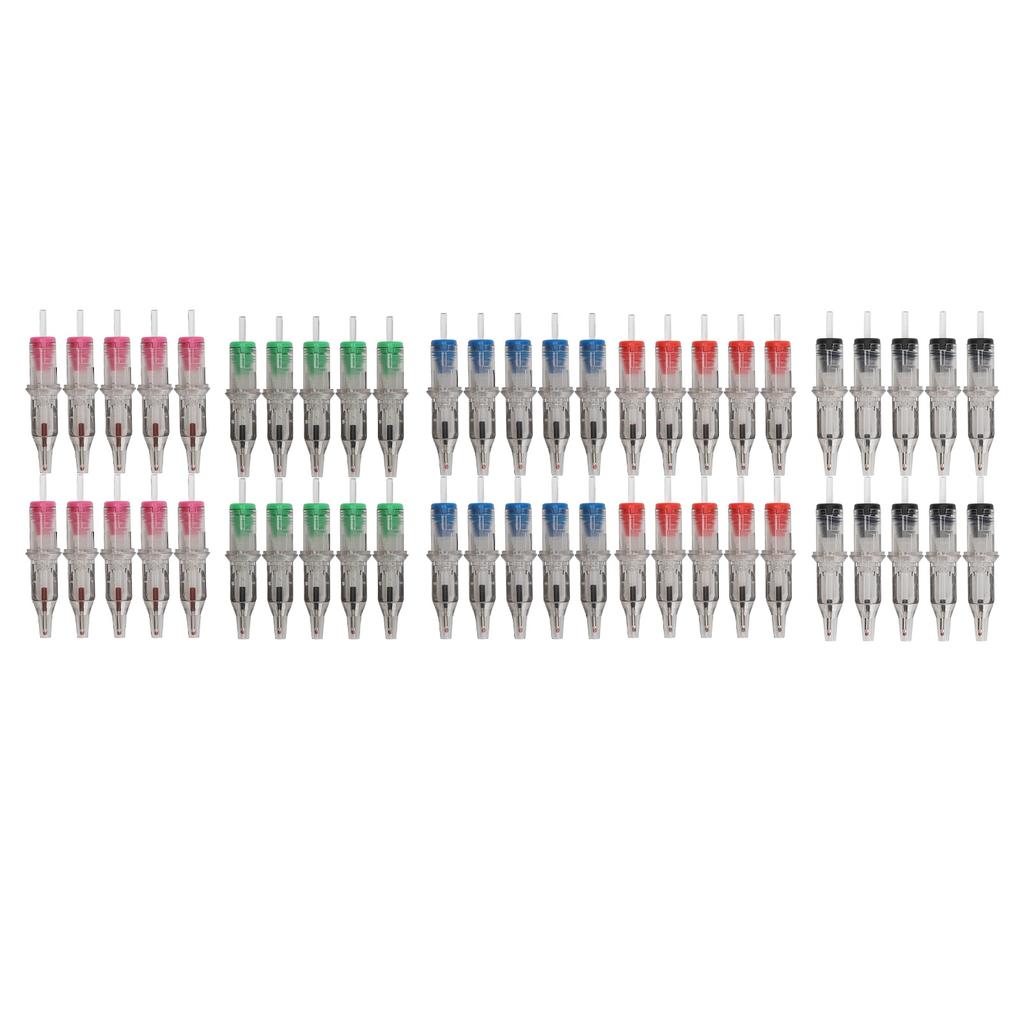 Набор ручек для татуировок, алюминиевый сплав, ручка для татуировок и 50 шариковых картриджей с тренировочной кожей