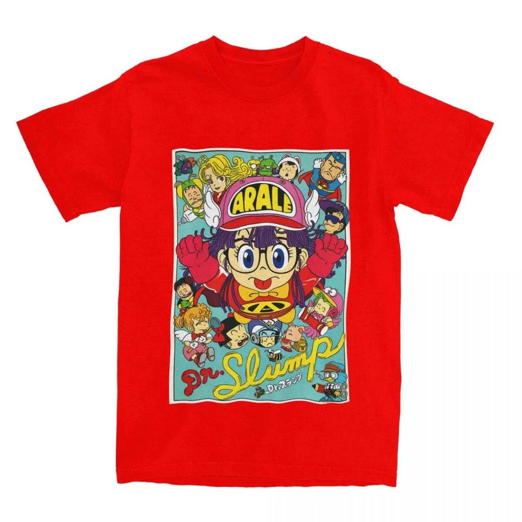 Женские рубашки унисекс Arale Dr.Slump с героями мультфильмов, винтажные хлопковые футболки с короткими рукавами, одежда с круглым вырезом, рождественский подарок