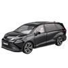 НОВЫЙ 1/24 Toyota Sienna MPV Модель автомобиля из сплава Со звуком и светом Оттяжный механизм Детская игрушка Коллекционные предметы Подарок на день рождения