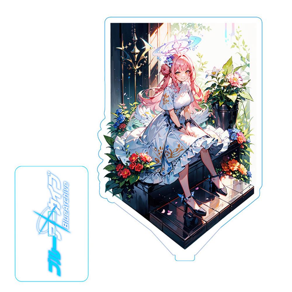 Горячая Аниме Blue Archive Таканаси Хошино Косплей Игра Акриловая Фигурка Действия Подставка Модель Игрушка Декор Реквизит Коллекция Фанатов Подарок