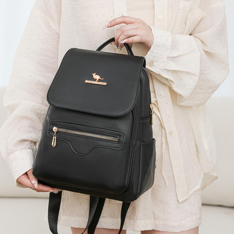 Рюкзак Commuter Backpack женский, большой емкости, мягкий кожаный рюкзак