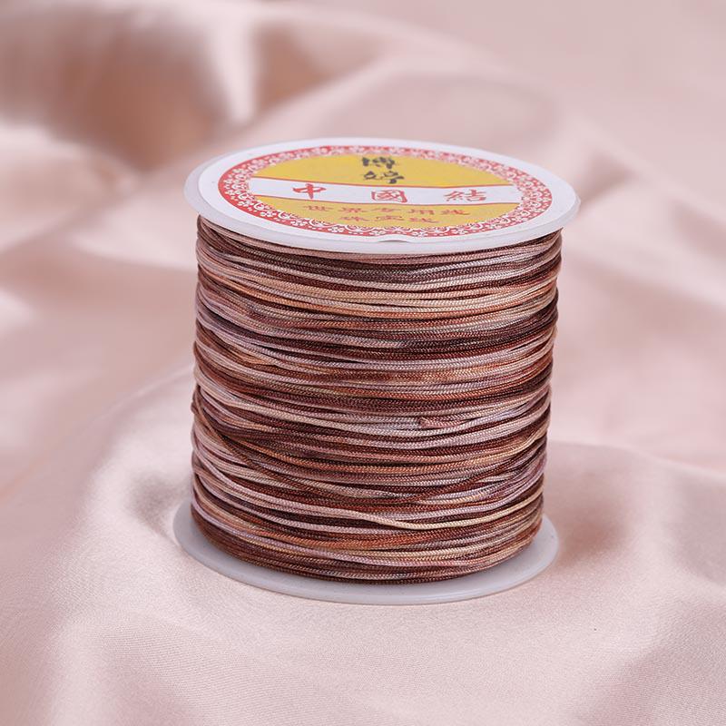 Цветной градиентный шнур для браслета ручной работы с нефритовым оттенком - 100 м плетеный шнур своими руками для подвесок