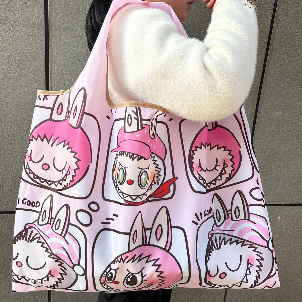 Eco-Friendly Foldable Large Capacity Shoulder Shopping Bag for Women