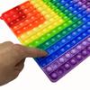 Спереди 12x12 сзади 12 + 12 сложение умножения с обеих сторон поп-игрушки, радужные красочные нажимные пузырьки математические развивающие игрушки