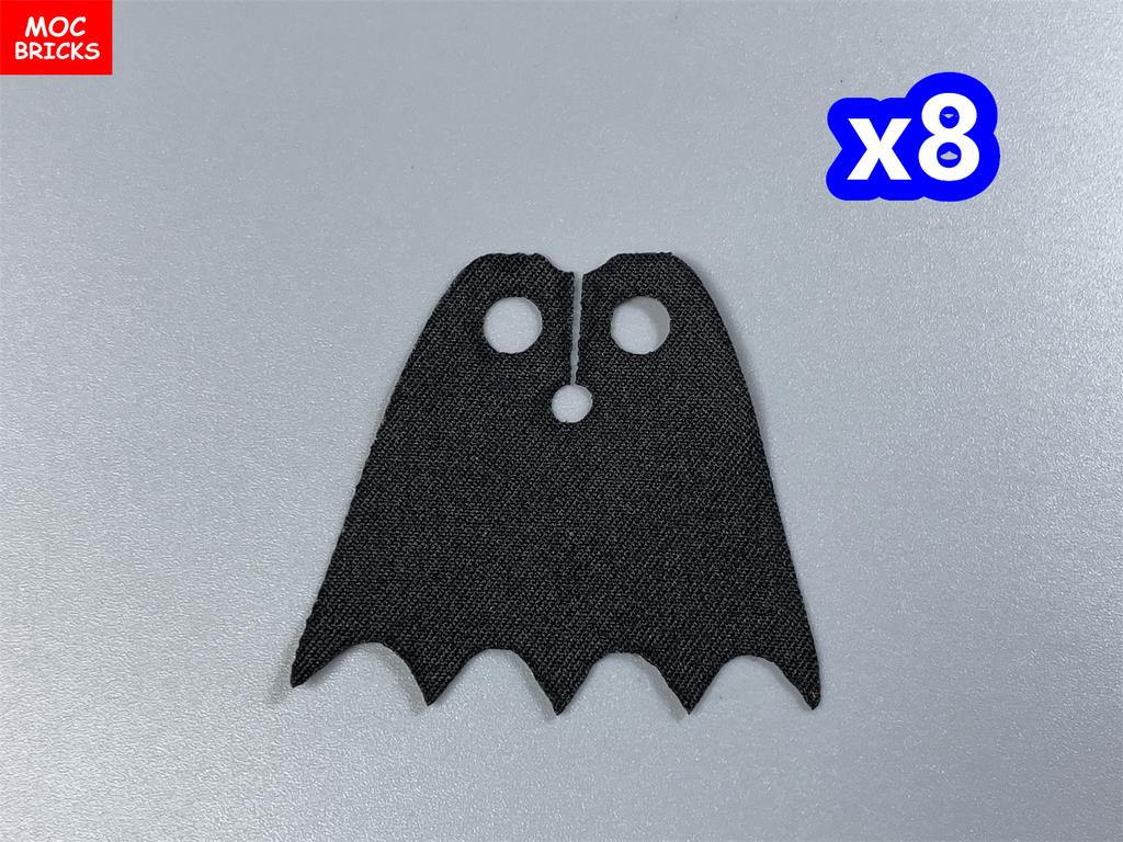 Нетоксичные кубики Moc Серия Бэтмен Плащ 4см Фигурка Тело Шлем Головной убор Частицы DIY Игрушки Детские Подарки на День Рождения