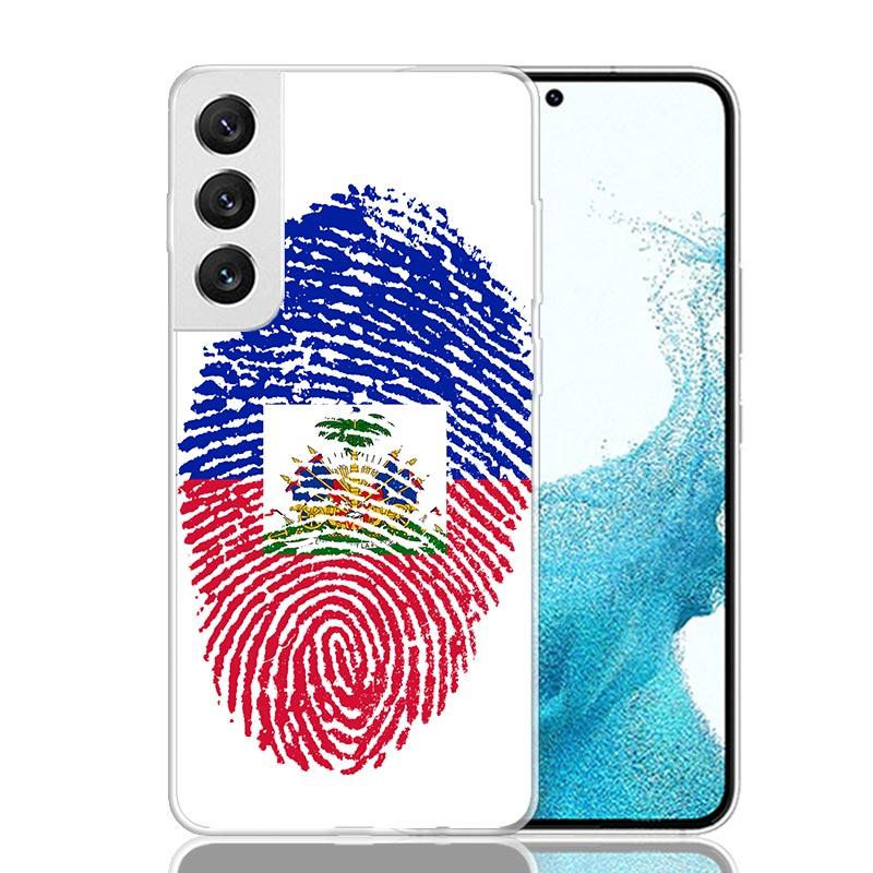 Haiti Haitian Flag Phone Case For Samsung Galaxy S26 S25 Edge S24 S23 FE S22 Ultra S21 Plus S20 + Fundas Cover Coque Galaxy S25