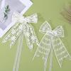 2Pcs/set Lace Bow-knot Curtain Strap Adjustable Window Curtain Buckles Creative Curtain Fixator