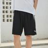 Puma Спортивные повседневные дышащие шорты на шнурке, мужские брюки, черные 704924-03