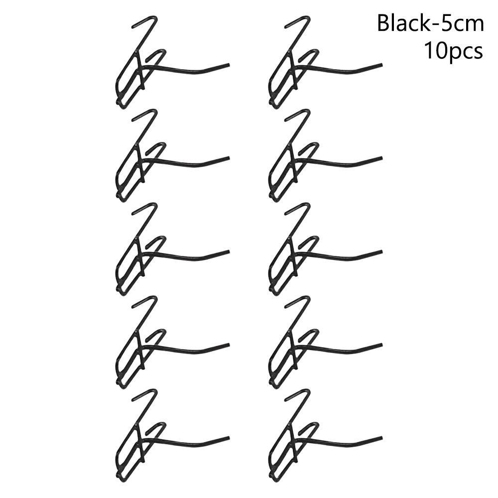 10 шт. Прочные крючки-вешалки для сетчатых стендов в розничных магазинах, настенные крючки, многоразовые, универсальные крючки для полок супермаркетов, крючки для сетчатых панелей для одежды и сумок