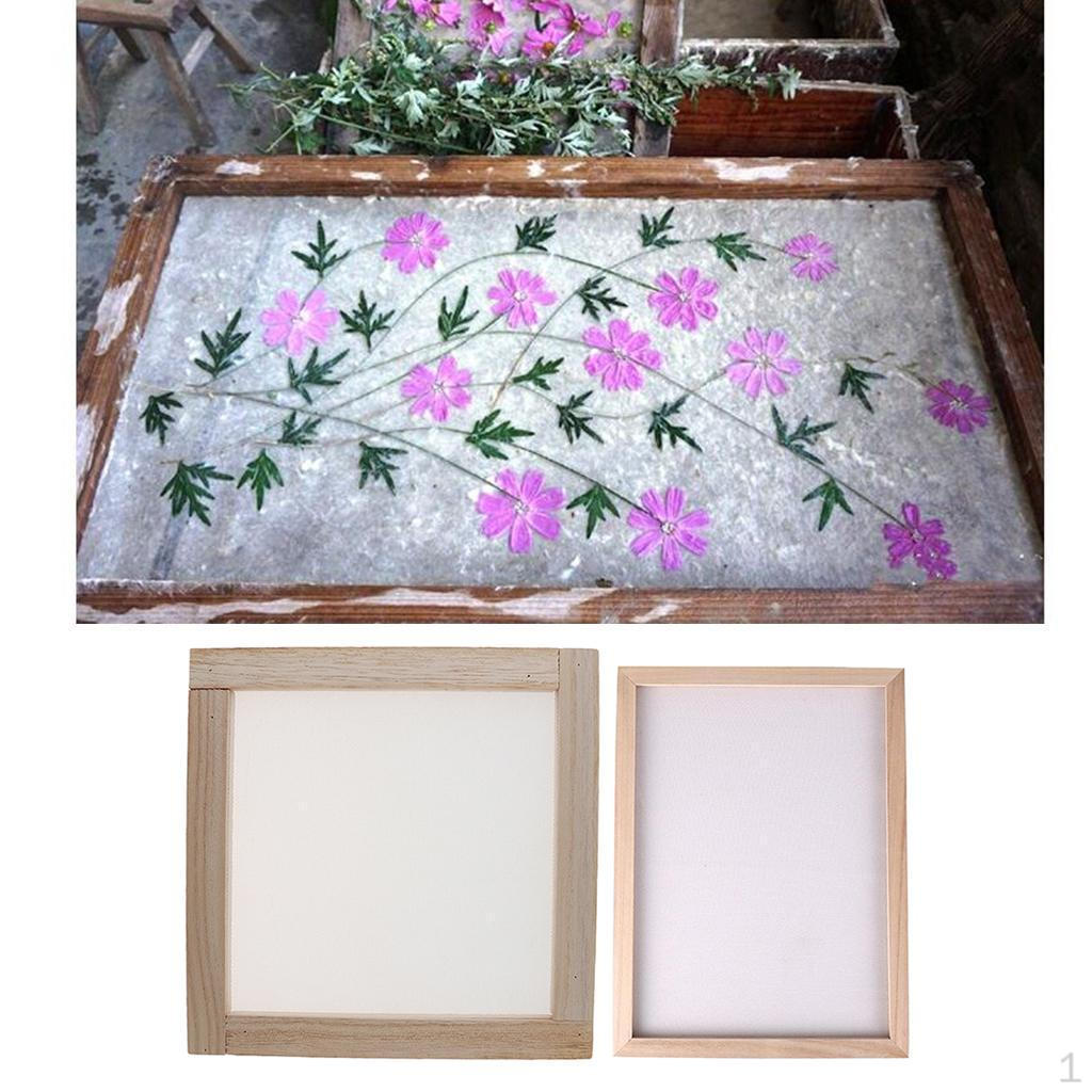 Making Scremaking Deckle Printing for DIY Tool Dried 15x18cm/ 20x20cm
