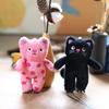 Cute Cute Kitten Pendant Plush Toy Doll Little Black Cat Bag Hanging Ornament Keychain Doll Doll