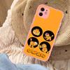 Cartoon G-Garfield Cat For iPhone 16 15 14 13 12 11 Pro Max X XS MAX Plus Translucent Black Phone Cover