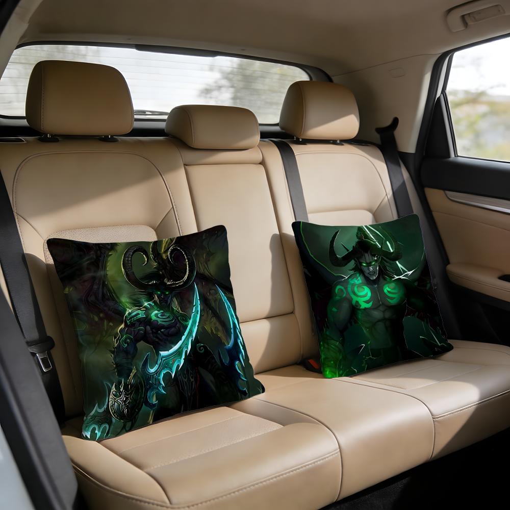 Warcrafts of World WWOW Cushion Cover Short plush pillowcase for bed sofa carwashable