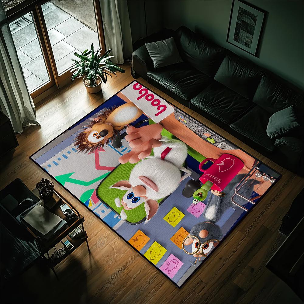 Cartoon BB-Booba Small Carpet Bedside Kitchen Bath Living Home House Bedroom Floor Mat Doormat Rug Decoration