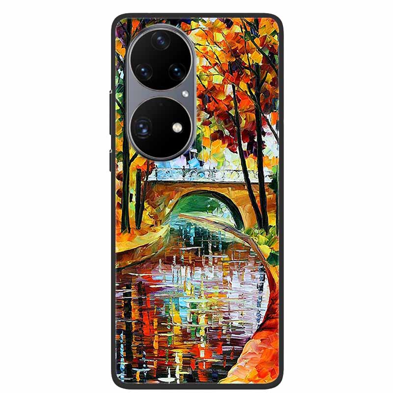 Чехол для телефона Huawei P50 Pro Чехол Мягкий Силикон Крутой coque Для Huawei P50Pro P50 Pro 5G Задние Чехлы P 50 Pro Модный TPU Fundas
