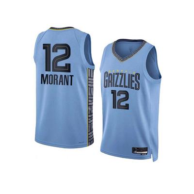 Джерси Grizzlies Ja Morant 12 Баскетбольная Джерси Взрослые Мальчики Спортивная Форма