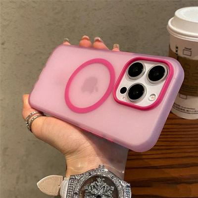 Матовый прозрачный чехол Candy Magnetic Wireless Charging для Google Piexl 9 Pro XL 9A 8A 8 Pro для Magsafe Cover