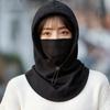 Зимняя велосипедная защита лица, гетра для шеи, дышащая, толстая, теплая, ветрозащитная, для активного отдыха, катания на лыжах, мотоциклетная бандана, балаклава, шапка, шарф для шеи, защита лица