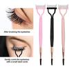 3Pcs Eyelash Separator Comb Defined Lashes Charming Brows Anti-rust Styling Dual-Headed Eyebrow Brush Set