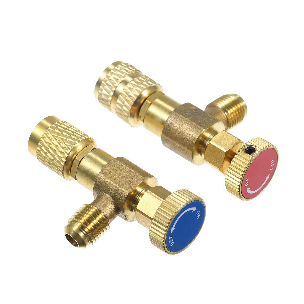 R12 R410 Refrigerant Charging Valve, Conditioning Refrigerant Liquid Valve Copper Control Valves Copper and Valve