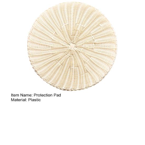 Креативная имитация плетеной ротанговой ткани, противообжигающая экологически чистая подставка для чашек для напитков, подставка для домашнего использования, настольная подставка