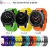 Quick Release Silicone Easy Fit Wrist Band Strap 26 22 20MM Watchband for Garmin Fenix 5X 5 5S Plus 3 3 HR Forerunner 935 Watch
