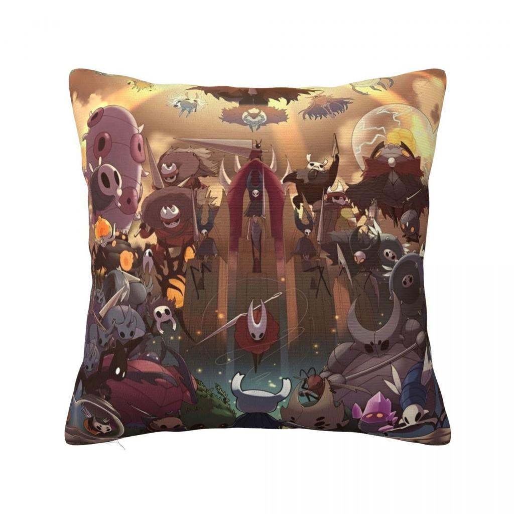 Decorative Pillowcase Hollow Knight Funny Games Accessories Sofa Throw Pillow Case Cover Zipper Multi-Size