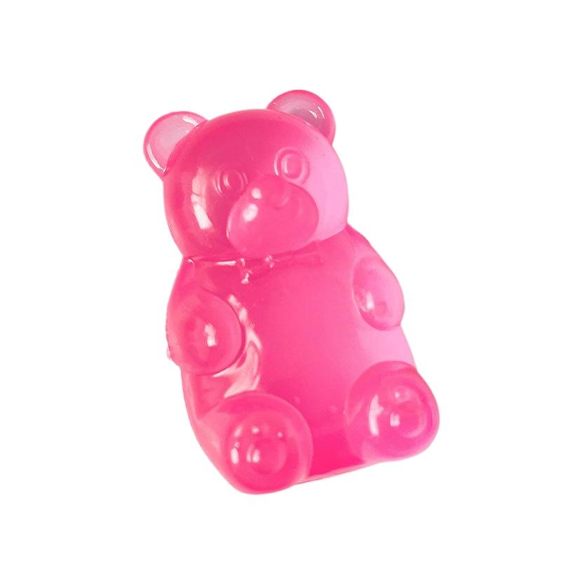 Cute Maltose Bear Soft Plastic Colorful Sensory , Creative New Product, Desktop Decoration, Stress Relief Doll
