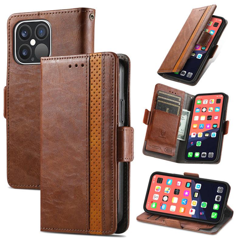 Folding Screen Flip Business Phone Case Phone Cover Compatible For 13 6.5/ 13 Pro/ 12 Pro Max/ 12/12