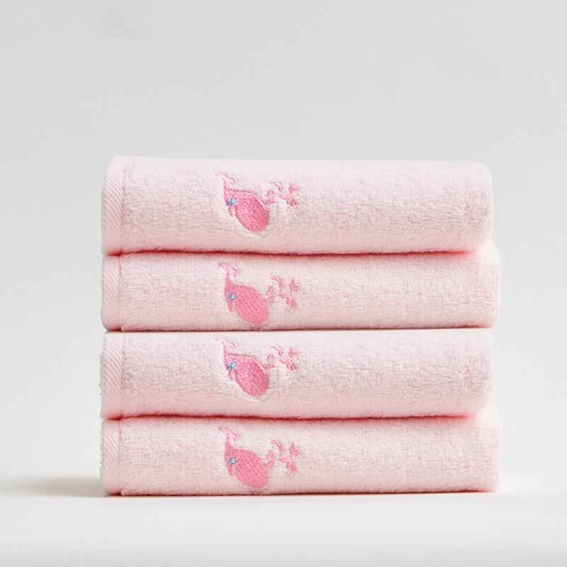 1 шт. 30x30 см квадратное 100% хлопок мультяшное вышитое животное супер мягкое полотенце для ванной комнаты для детей для рук и лица