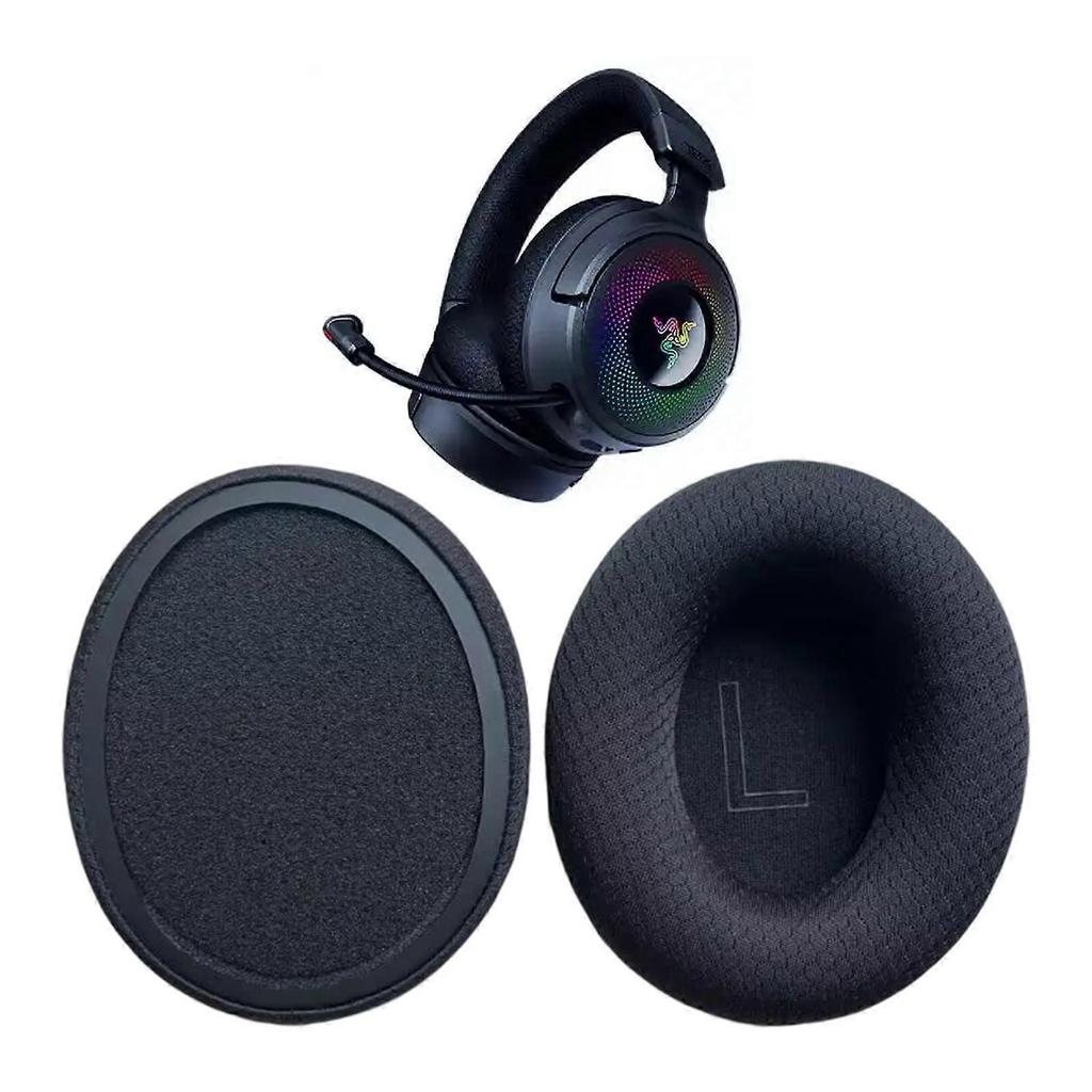 Protein Leather/Football Mesh Earpads Ear Pad Ear Cushions For V4 Headphones Sponges Cover Case Earphone Repair Part Multicolor