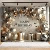 Colorful Sequins Rose Gold Balloon Gift Theme Background Children's and Adults' Birthday Party Decoration Photography Backdrop