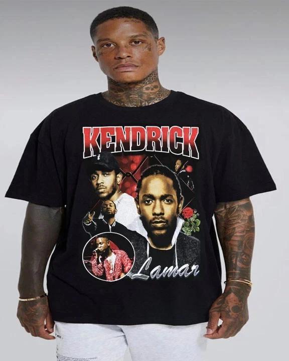 KENDRICK LAMAR RED RAP HIPHOP T-Shirt Men's SIZES