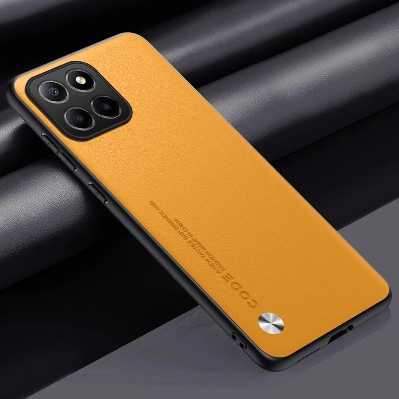 Чехол X8c, простой, из искусственной кожи, силиконовый чехол для Honor X8C X8 C X9C Smart X7C Magic 7 Lite 7pro, противоударный, матовый, защитный чехол