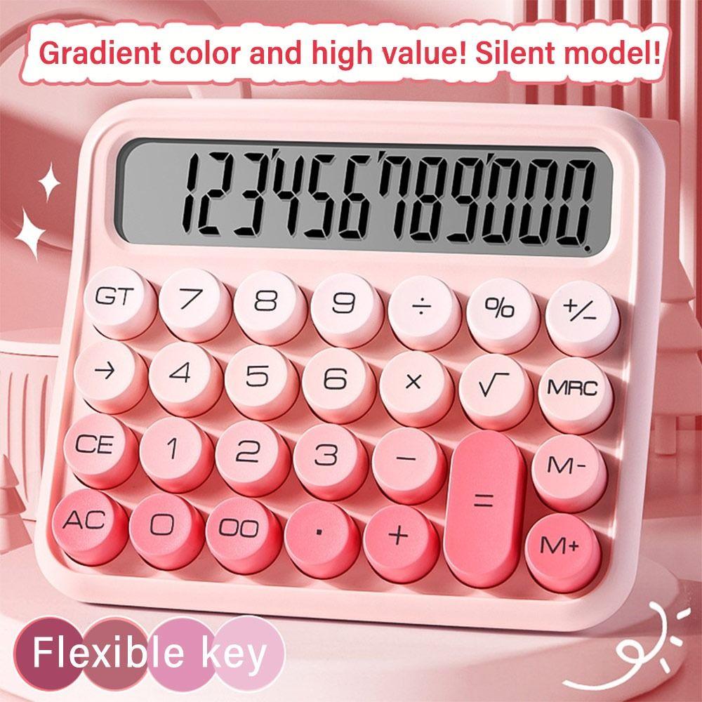 Silent Students Calculator Mechanical Keyboard Math Calculator For Home Office