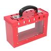 Блокировка Tagout Group Lock Box Портативный 12-замковый защитный замок Прозрачная акриловая стальная пластина