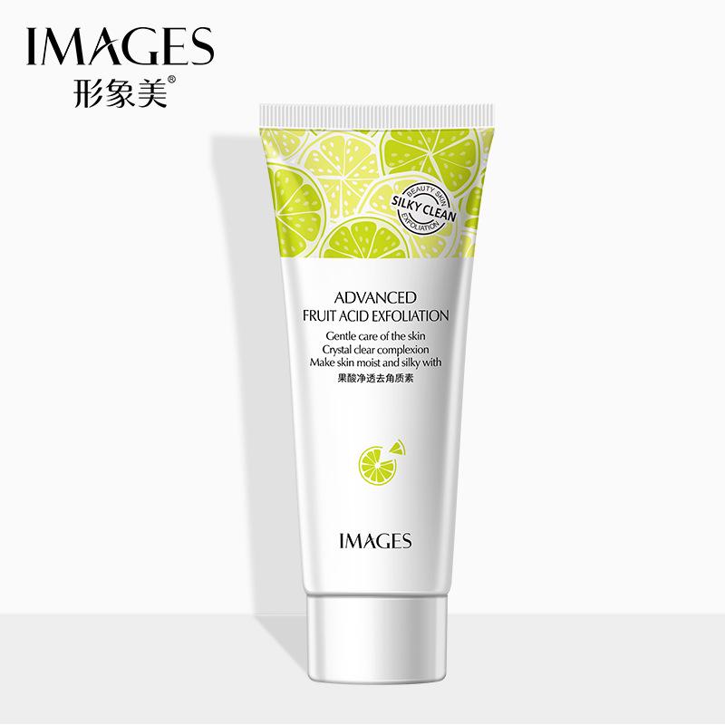 80 г фруктовой кислоты, глубоко очищающий отшелушивающий гель для лица, отшелушивающий жирный скраб для лица, очищающее средство