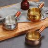 Wooden Handle Sauce Pan 60ml/120ml/180ml Measuring Spoon Gravy Boat Seasoning Cup  Ketchup