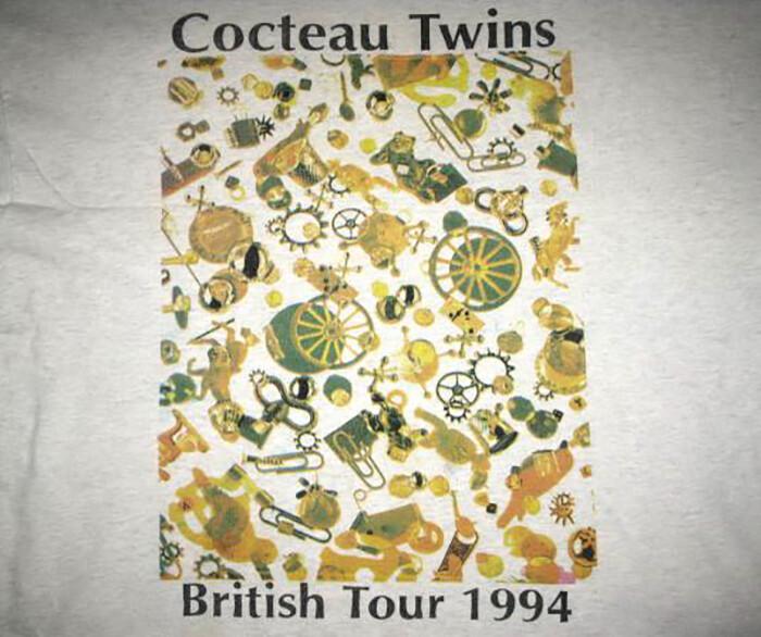 1994 COCTEAU TWINS ЧЕТЫРЕ КАЛЕНДАРЬ КАФЕ Музыка S-234XL Футболка Унисекс Футболка