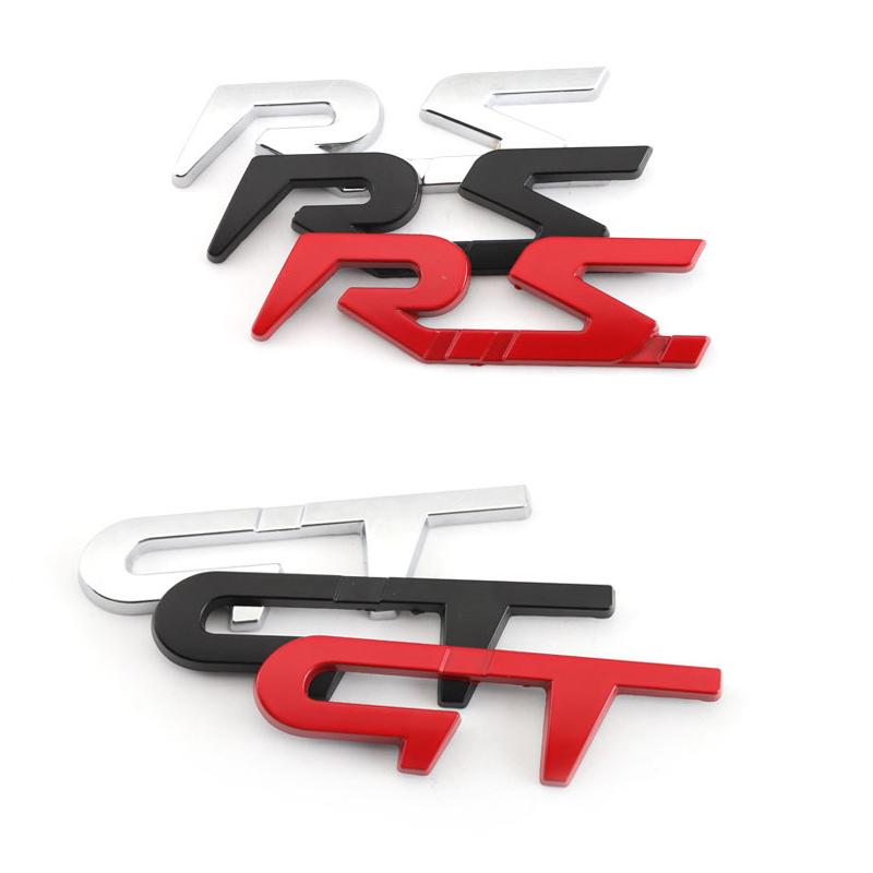 3D Металлические Наклейки Логотип Значок Эмблема GT RS Line Для Renault Logan Clio Megane 2 3 4 Kangoo Koleos Captur Twingo Duster