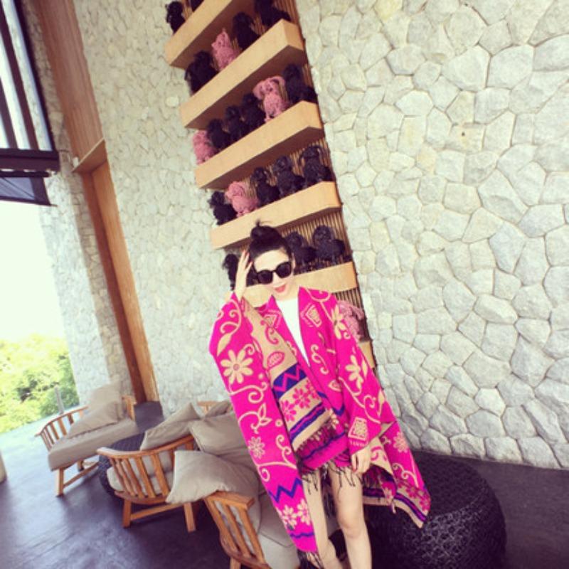 Nepalese Shawl, Warm In Autumn and Winter, Xizang Scarf for Women, Big Cloak Thickened In Winter, Dual-use.