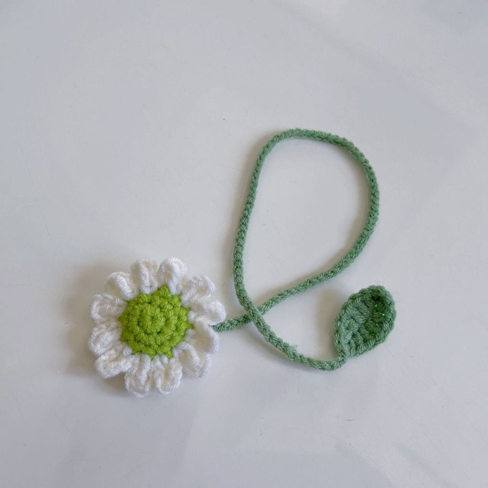 1pc Sunflower Bookmark - Flower Bookmarks for Women Unique Bookmark Handmade Knitted Ideal Gift for Book Lovers