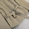 Sibaoshe Women's Relaxed Fit Cropped Trench Coat