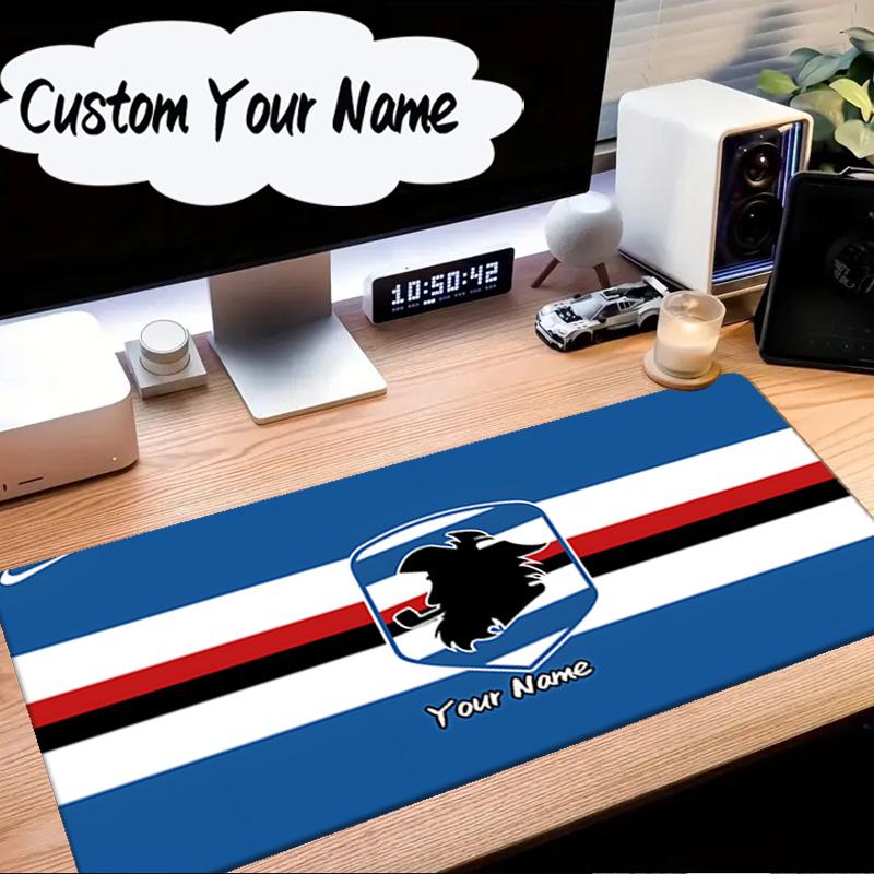 Custom Name Mouse pad Sam-pdoria Team Crest Design Mouse Pad Desk Mat, Non-Slip Rubber Backer Pad For Computer Notebook Gaming Mouse Pad Gift